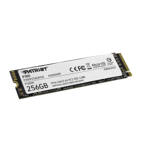 SSD M.2 NVMe 256GB Patriot P300 R/W 1700/1100 МБ/с (P300P256GM28) img.0-m