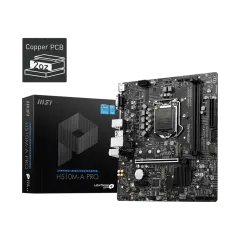 Intel 1200 H510 MSI 2DDR4 4SATA 2xM.2 HDMI VGA microATX (H510M-A PRO Gen 10 11)