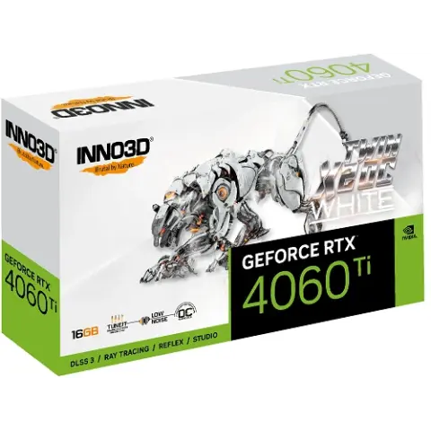 16GB RTX4060Ti GDDR6 128-Bit Inno3D X2 OC WHITE (N406T2-16D6X-178055W) img.2