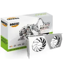 8GB RTX 4060 Ti GDDR6 128-Bit Inno3D X2 OC WHITE (N406T2-08D6-171153N)