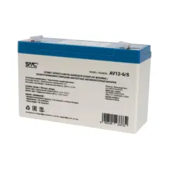Батарея, SVC, AV12-6 (6В, 12 Ач) Размер 151*50*100 (AV12-6/S)