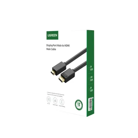 Кабель  Ugreen DisplayPort - HDMI 3m (Ugreen DP101 3m) img.1