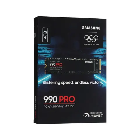 SSD M.2 NVMe 4TB Samsung 990 PRO PCIe 4.0 7450/6900 Мб/с(MZ V9P4T0BW) img.0-m
