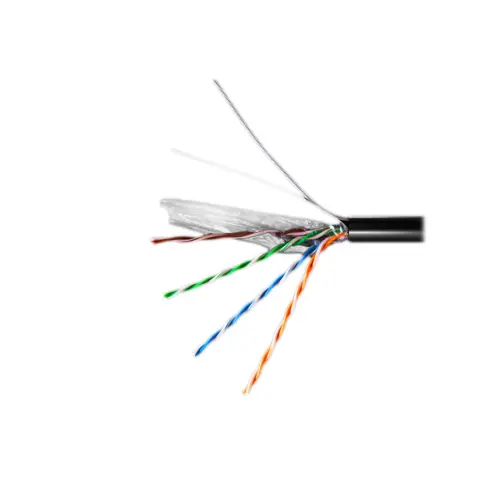 Катушка FTP экран Cat 5e 305м  PE SHIP для внешней прокладки со стальной проволокой (D226 P) img.0-m