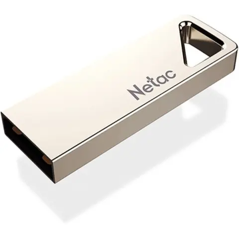 FlashDisk 8GB Netac U326 USB 2.0 жемчужный никель (NT03U326N 008G 20PN) img.0-m