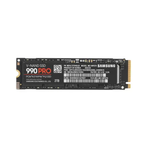 SSD M.2 NVMe 2TB Samsung 990 PRO PCIe 4.0 7450/6900 Мб/с(MZ V9P2T0BW) img.0-m
