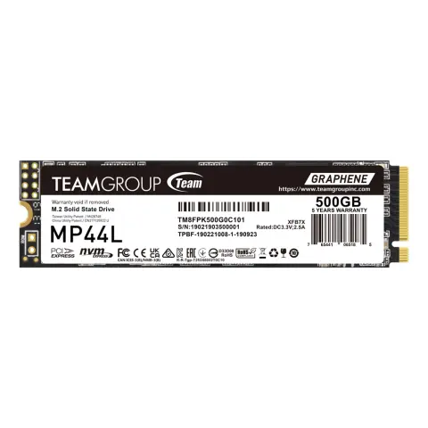 SSD M.2 NVMe 500GB TeamGroup PCIe 4.0(MP44L) (TM8FPK500G0C101) img.0-m