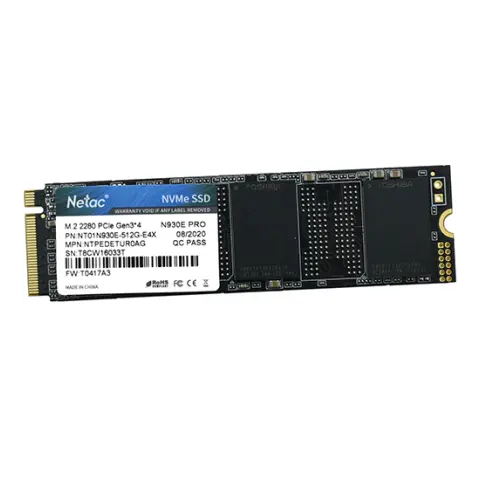 SSD M.2 NVMe 512GB Netac N930E Pro 2080R/1700W (NT01N930E 512G E4X) img.0-m