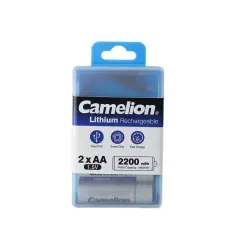 Аккумулятор CAMELION AA 1.5V 2200mAh 2шт заряд от USB (UB AA2200 PBH2)