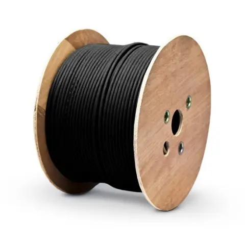 Катушка UTP Cat 5e 305м  PE SHIP для внешней прокладки со стальной проволокой (D225 P) img.0-m