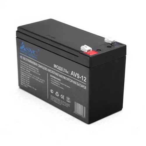 Батарея для источника питания SVC 9Ah 12В (95*151*65) (AV9-12/S)