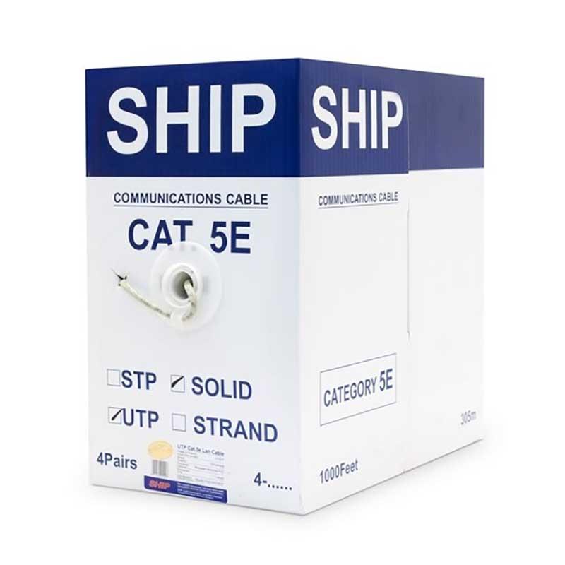 Кабель UTP Cat 5e 305м 4x2x1/0.51мм SHIP для внутренней прокладки (D135-P)