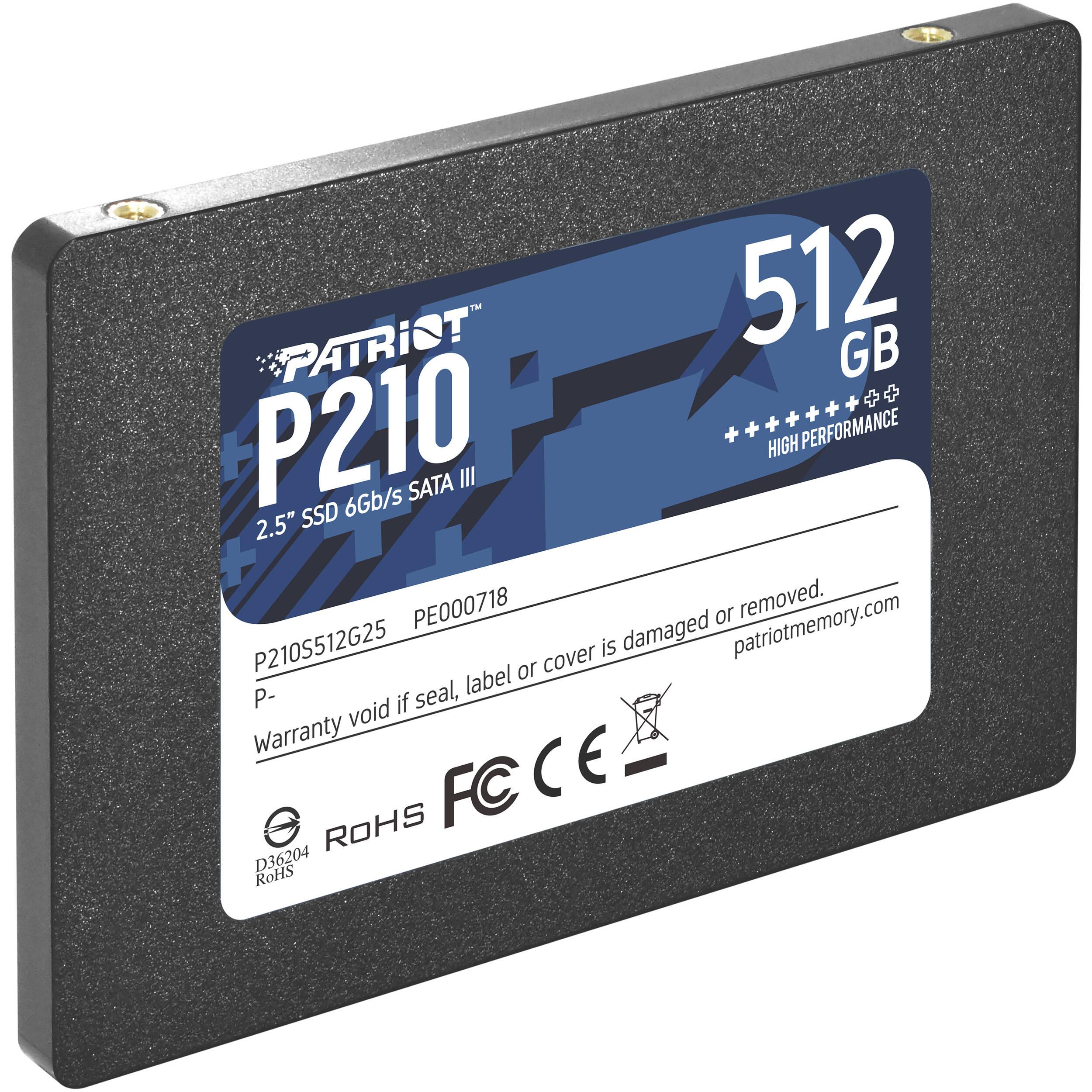 SSD 2.5 512GB Patriot (P210S2512G25) (P210S512G25)