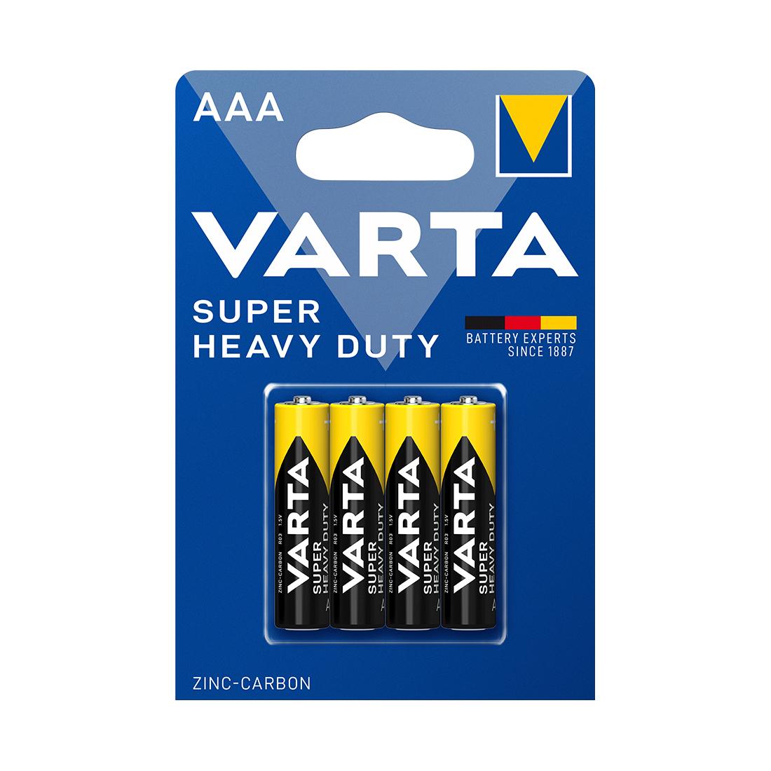 VARTA R03P Superlife Super Heavy Duty AAA 4шт